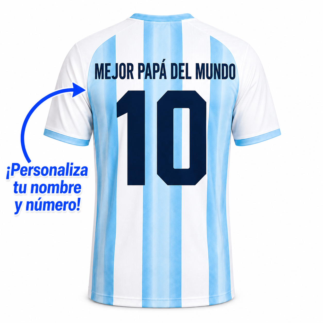 Camiseta personalizada con nombre y número